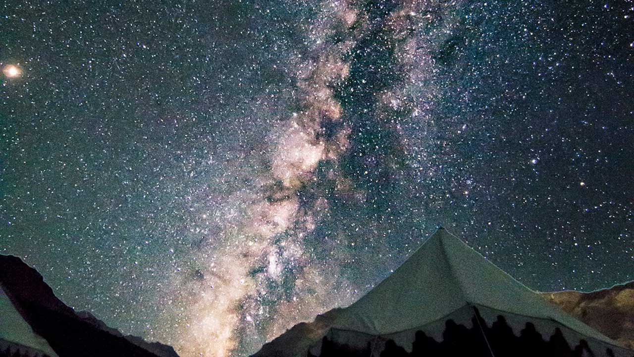Stargazing at Camp near Sarchu
